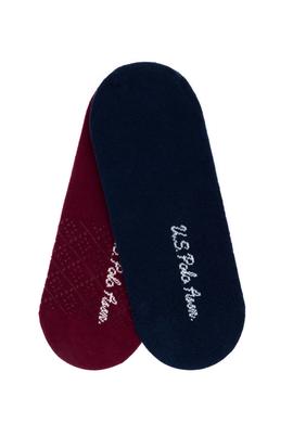 Kadın Kırmızı 2'li Babet Çorap - 50281719001