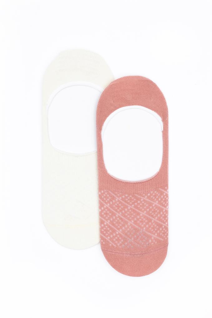 Kadın Pudra 2'li Babet Çorap
