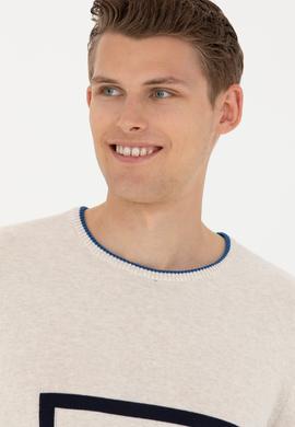 Erkek Taş Melanj Kazak - 50277121024