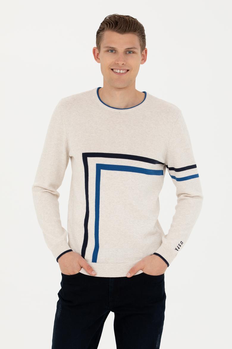 Erkek Taş Melanj Kazak - 50277121024