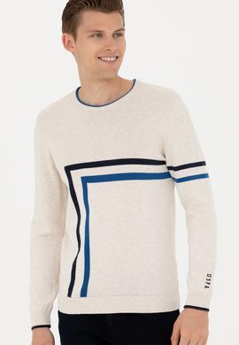 Erkek Taş Melanj Kazak - 50277121024