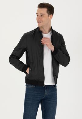 Erkek Siyah Deri Ceket - 50278977002