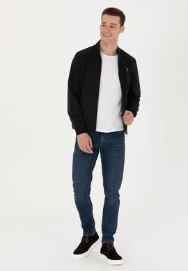 Erkek Siyah Deri Ceket - 50278977002