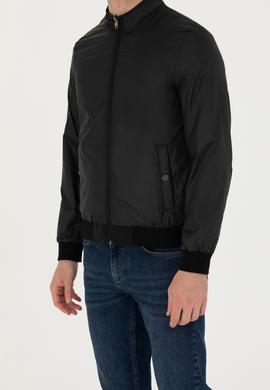 Erkek Siyah Deri Ceket - 50278977002