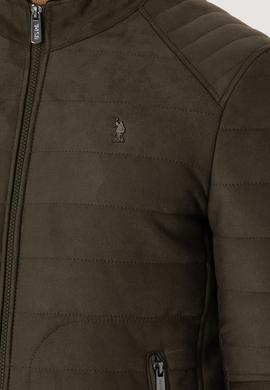 Erkek Haki Deri Ceket - 50278975002