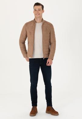 Erkek Vizon Deri Ceket - 50278975011