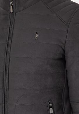 Erkek Gri Deri Ceket - 50278975020