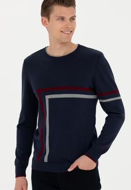 Erkek Lacivert Kazak - 50277121010