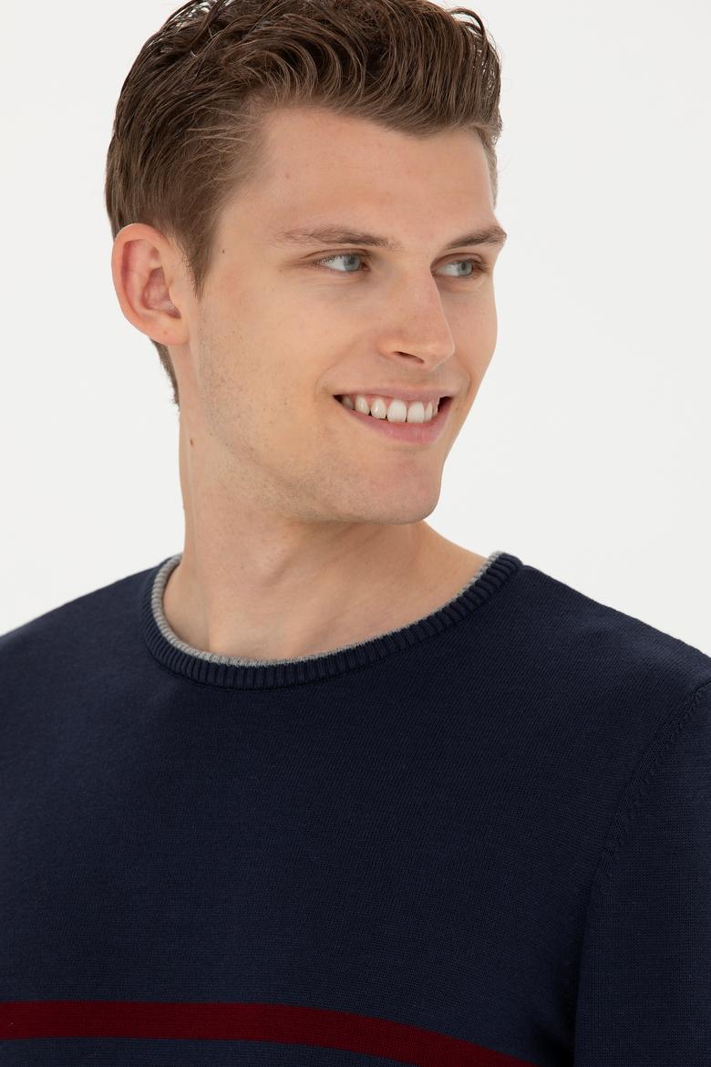 Erkek Lacivert Kazak - 50277121010