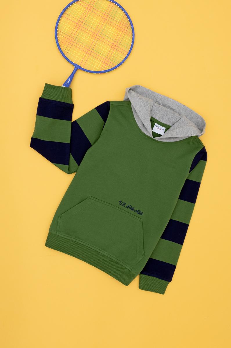 Erkek Çocuk Yeşil Sweatshirt