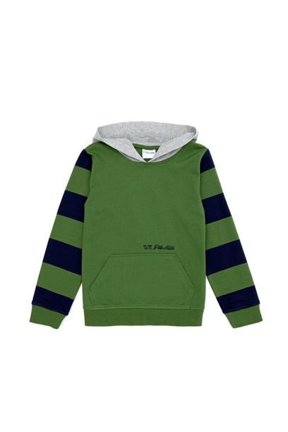Erkek Çocuk Yeşil Sweatshirt