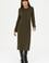 Kadın Haki Bisiklet Yaka Triko Elbise