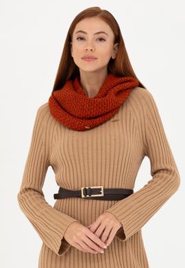 Kadın Kum Bisiklet Yaka Triko Elbise - 50277304019