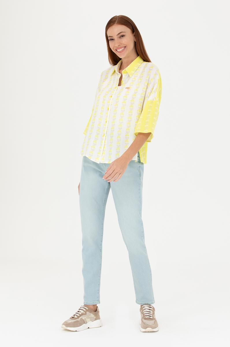 Kadın Açık Mavi Jean Pantolon