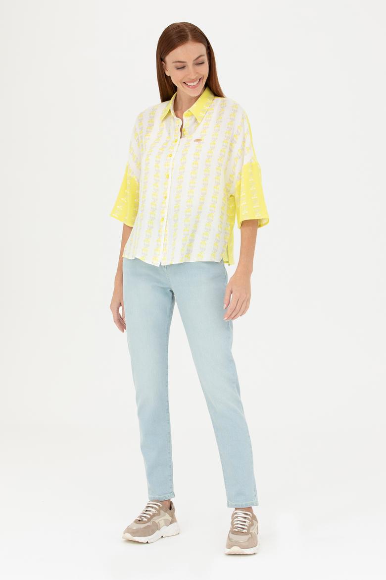 Kadın Açık Mavi Jean Pantolon - 50263804015