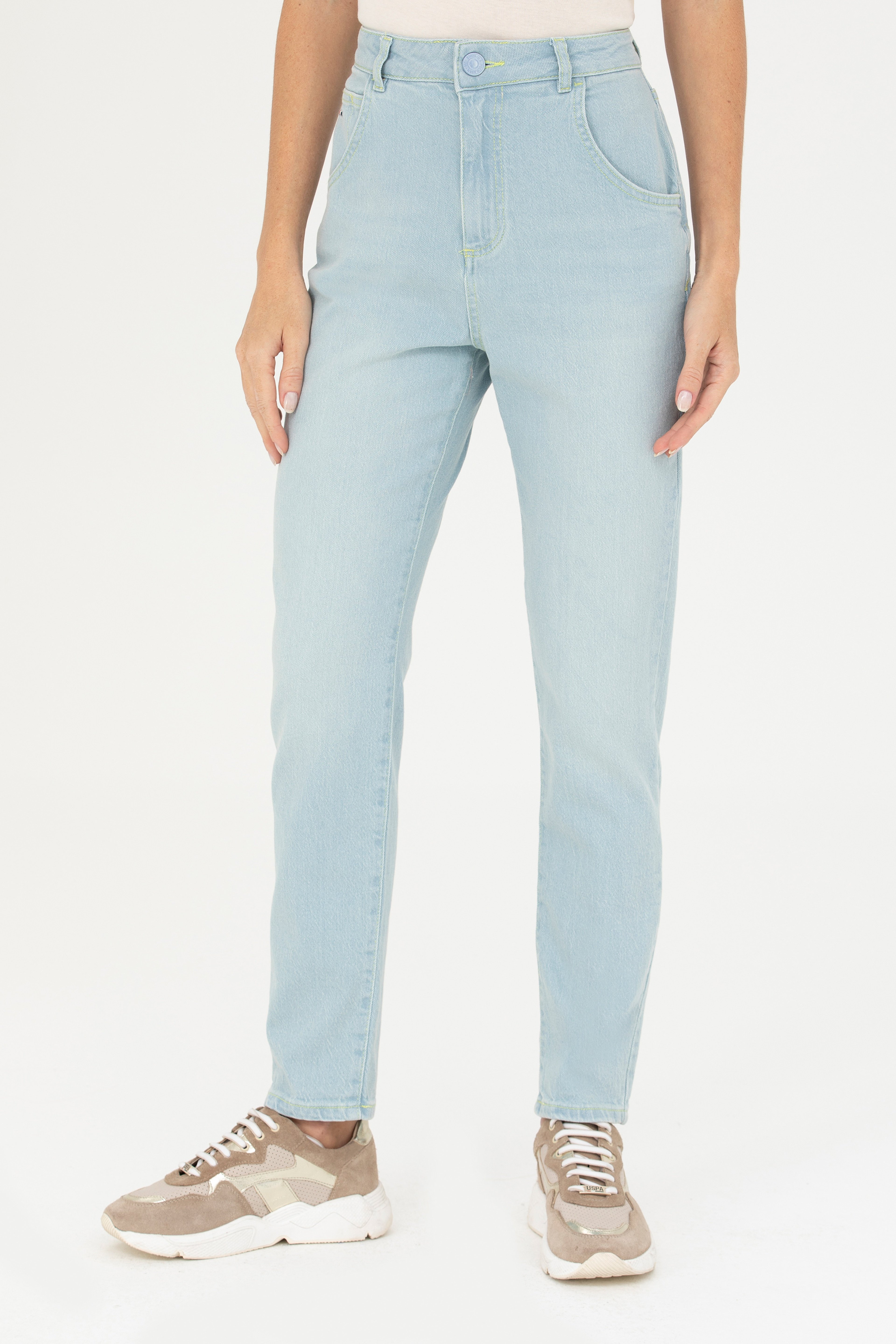 Kadın Açık Mavi Jean Pantolon - Image 2