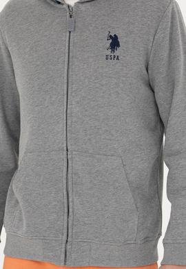 Erkek Gri Melanj Örme Hırka - 50269401097