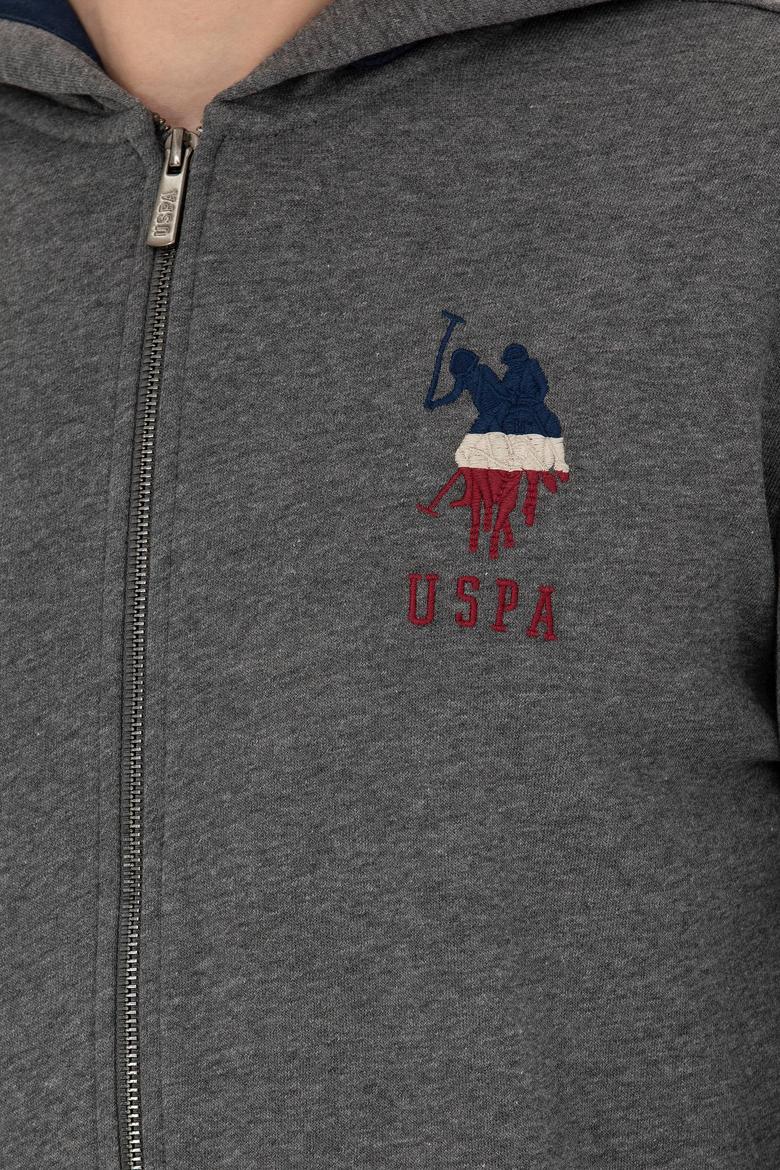 Erkek Antrasit Melanj Örme Hırka - 50270751044