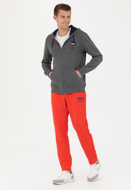 Erkek Antrasit Melanj Örme Hırka - 50270751044