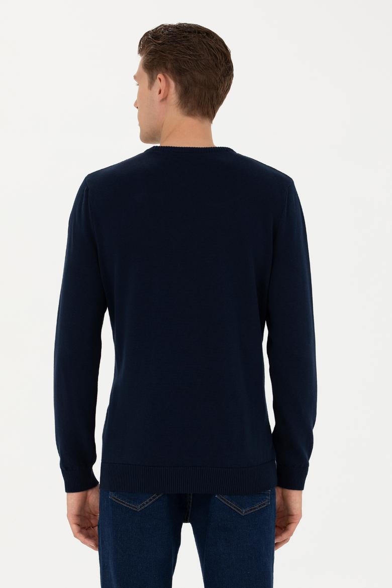 Erkek Lacivert Kazak - 50271031015