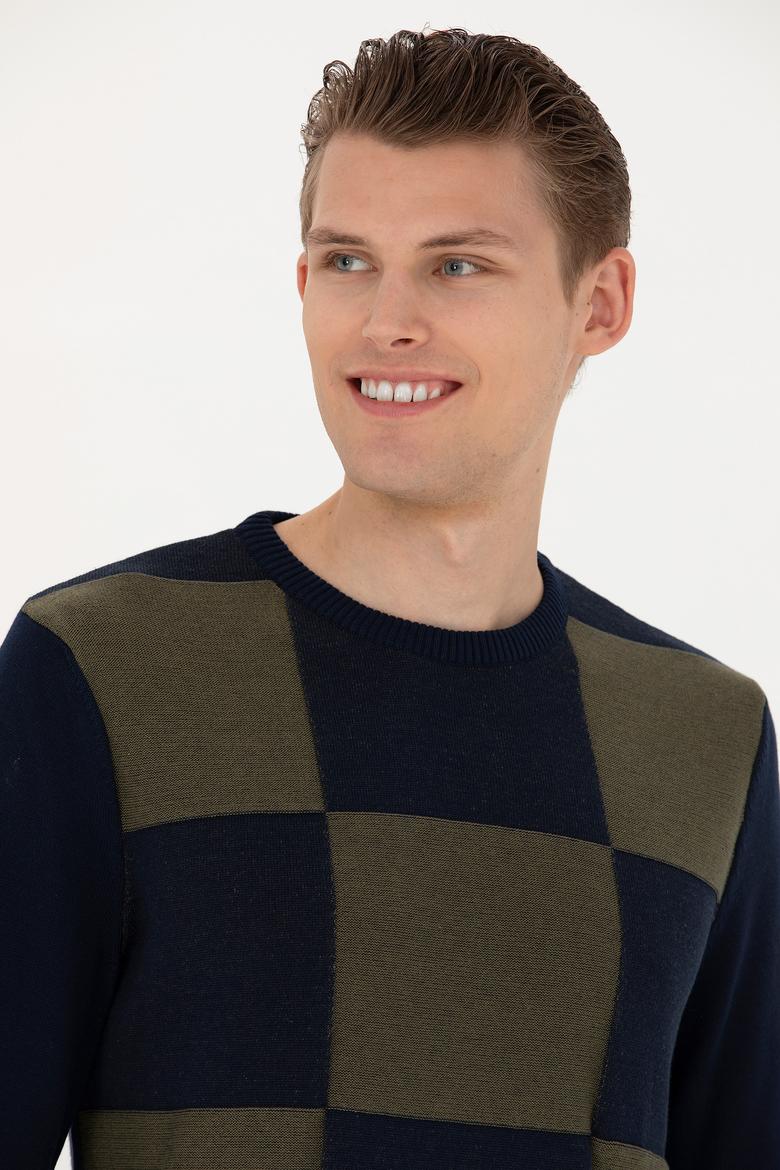 Erkek Lacivert Kazak - 50271031015