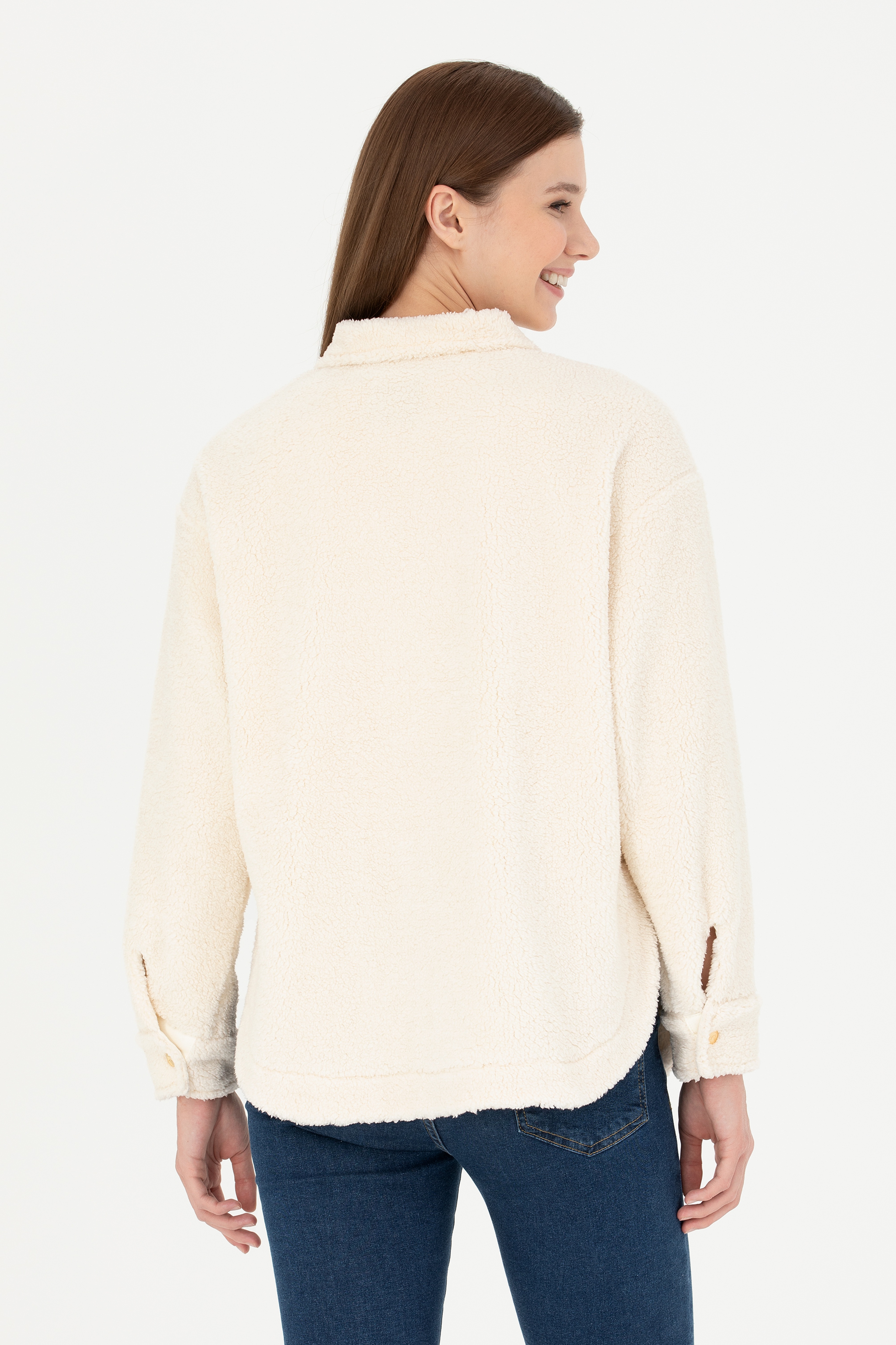 Kadın Taş Sweatshirt - Image 5