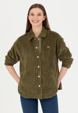 Kadın Haki Sweatshirt - 50271570008