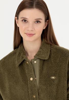 Kadın Haki Sweatshirt - 50271570008