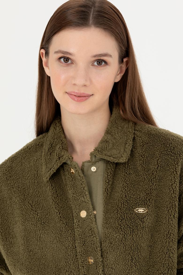 Kadın Haki Sweatshirt - 50271570008