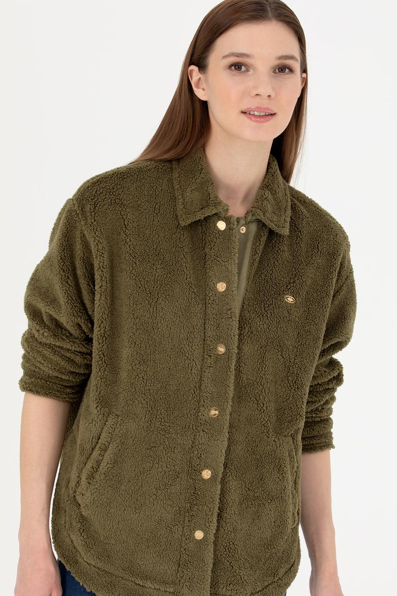 Kadın Haki Sweatshirt - 50271570008