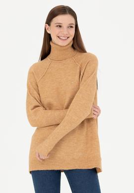 Kadın Kum Boğazlı Kazak - 50270443011