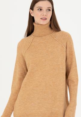 Kadın Kum Boğazlı Kazak - 50270443011