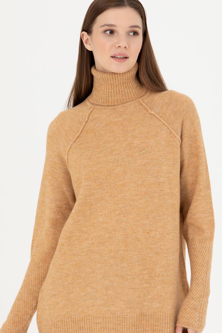 Kadın Kum Boğazlı Kazak - 50270443011