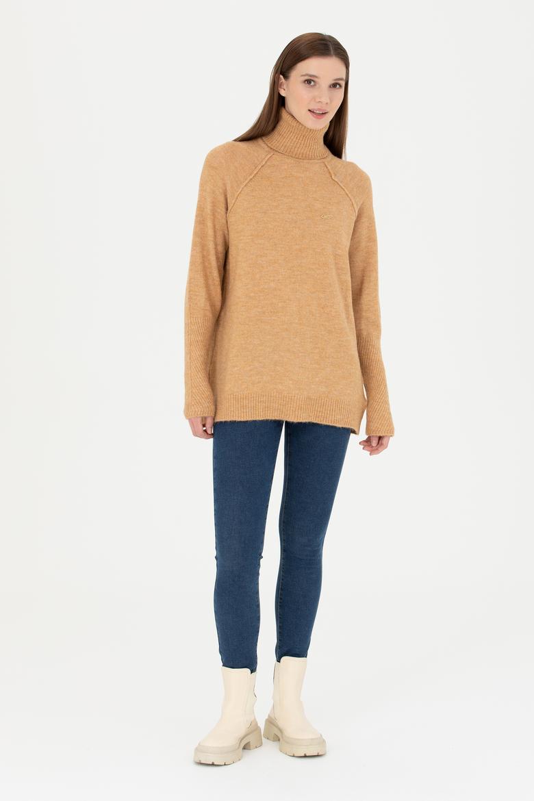 Kadın Kum Boğazlı Kazak - 50270443011