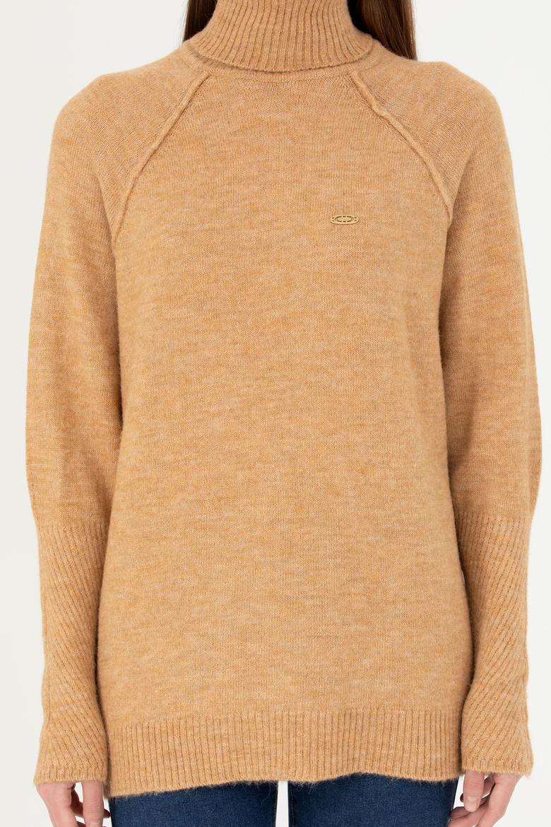 Kadın Kum Boğazlı Kazak - 50270443011