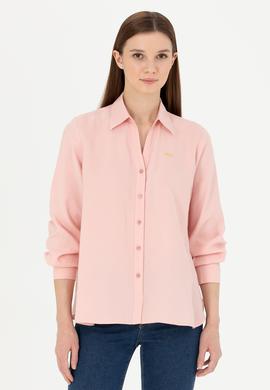 Kadın Pudra Uzun Kollu Gömlek - 50271829010