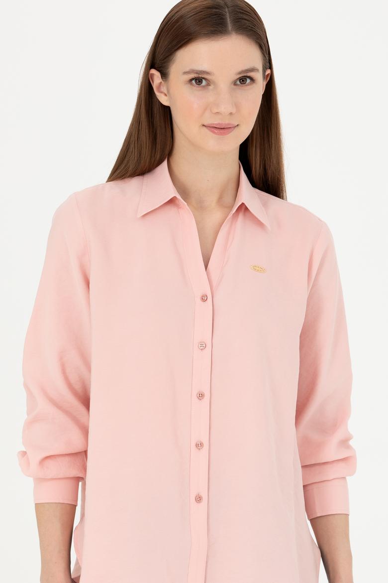 Kadın Pudra Uzun Kollu Gömlek - 50271829010