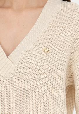 Kadın Taş V Yaka Kazak - 50277292008