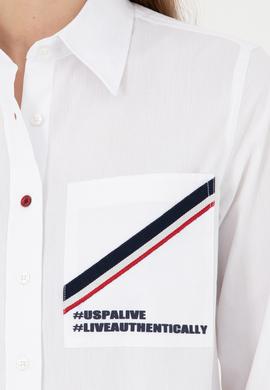 Kadın Beyaz Uzun Kollu Gömlek - 50271852002