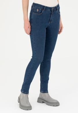 Kadın Mavi Jean Pantolon - 50272853006