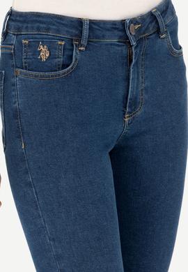 Kadın Mavi Jean Pantolon - 50272853006