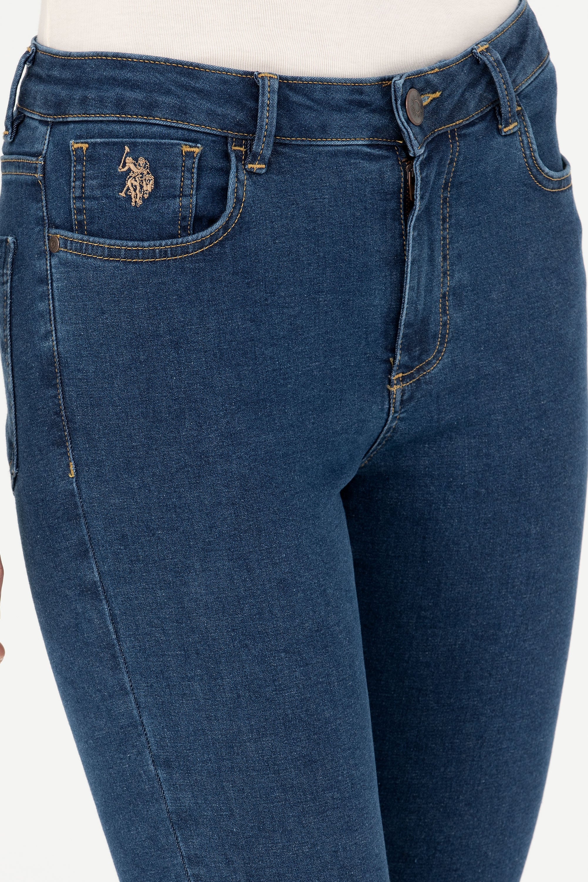 Kadın Mavi Jean Pantolon - Image 5