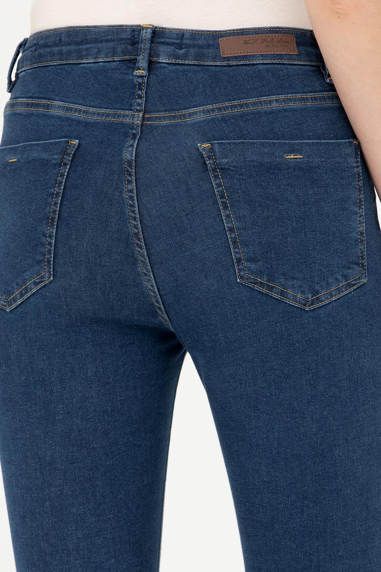 Kadın Mavi Jean Pantolon - 50272853006