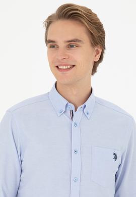 Erkek Mavi Uzun Kollu Gömlek - 50279439010