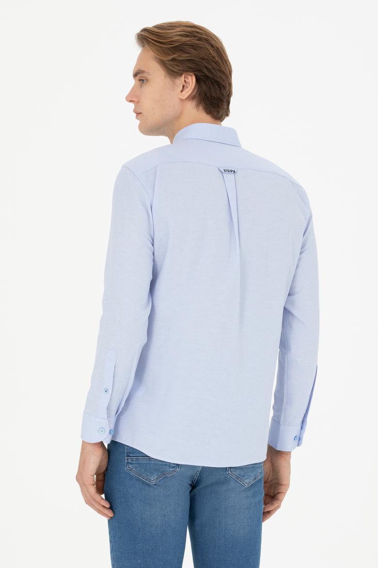 Erkek Mavi Uzun Kollu Gömlek - 50279439010