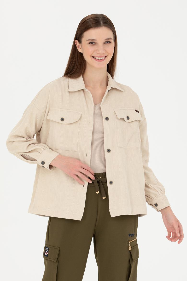 Kadın Taş Uzun Kollu Gömlek