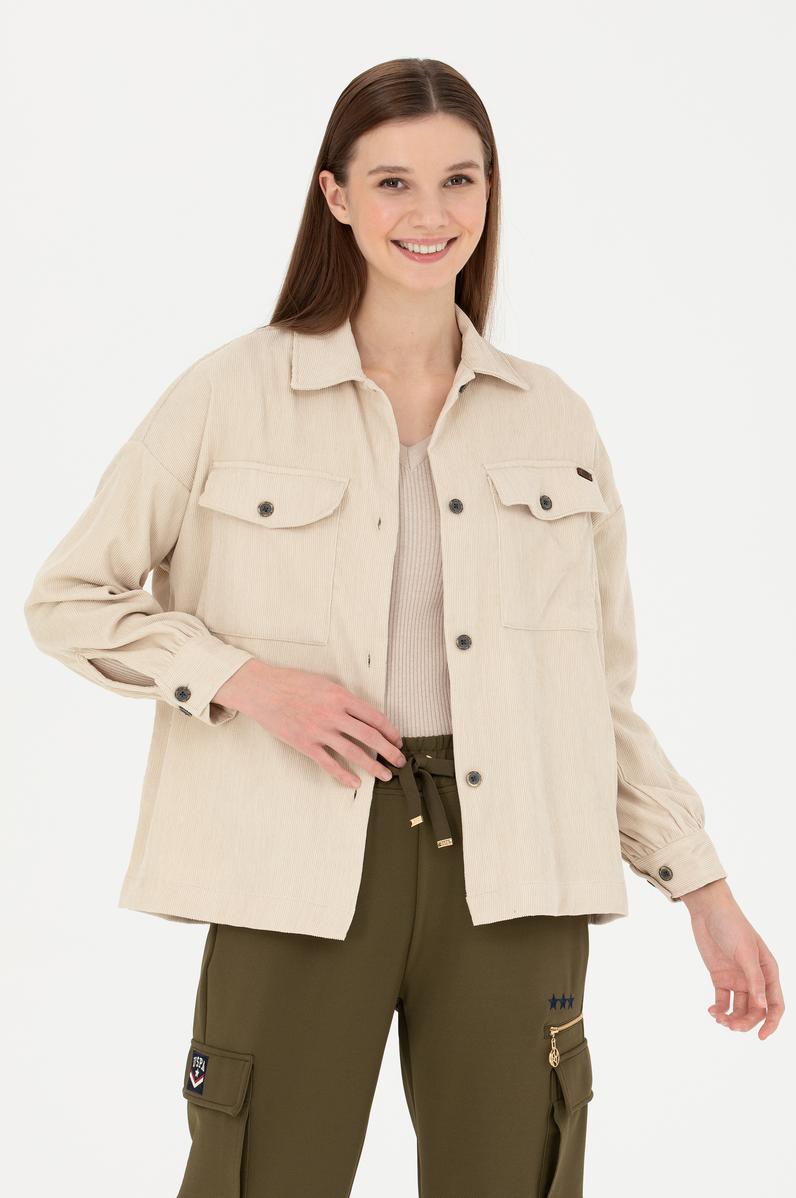 Kadın Taş Uzun Kollu Gömlek