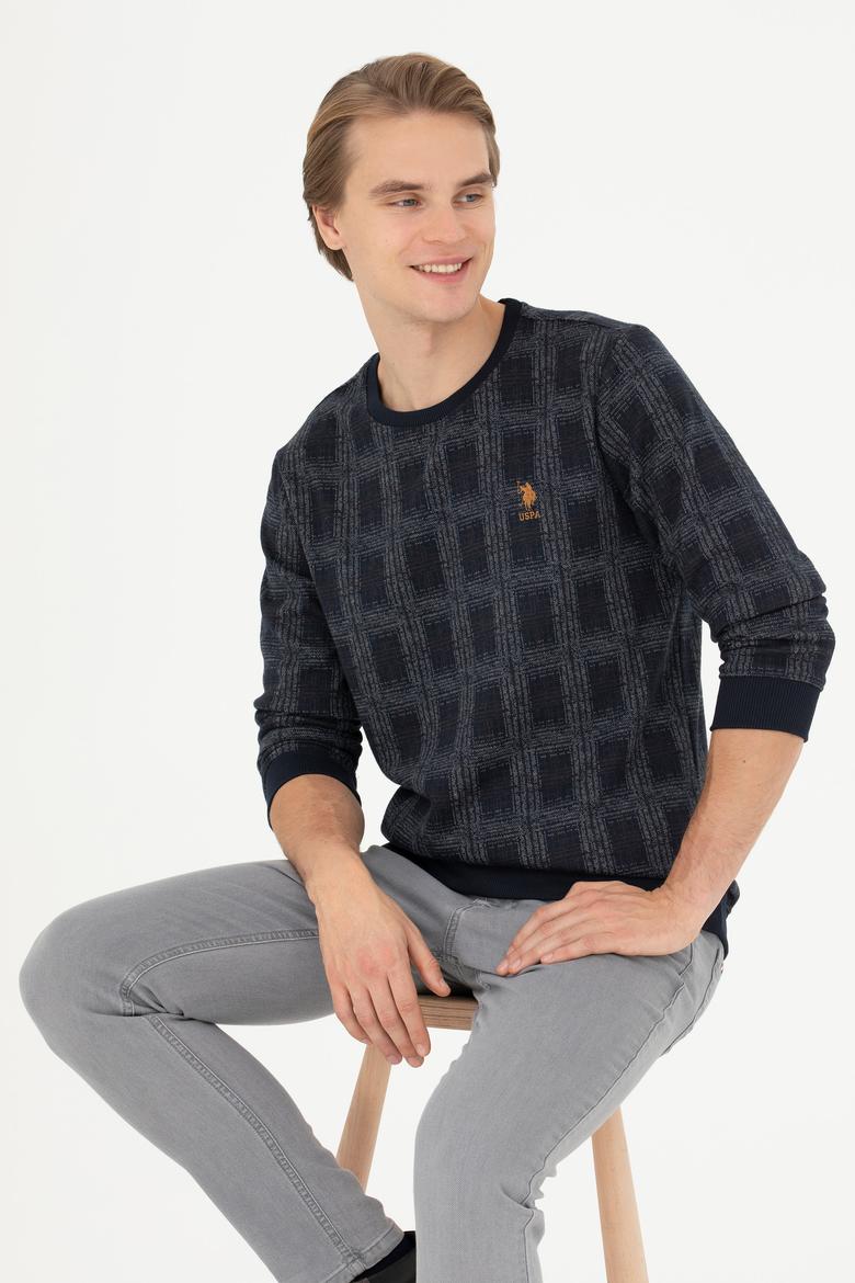 Erkek Lacivert Sweatshirt