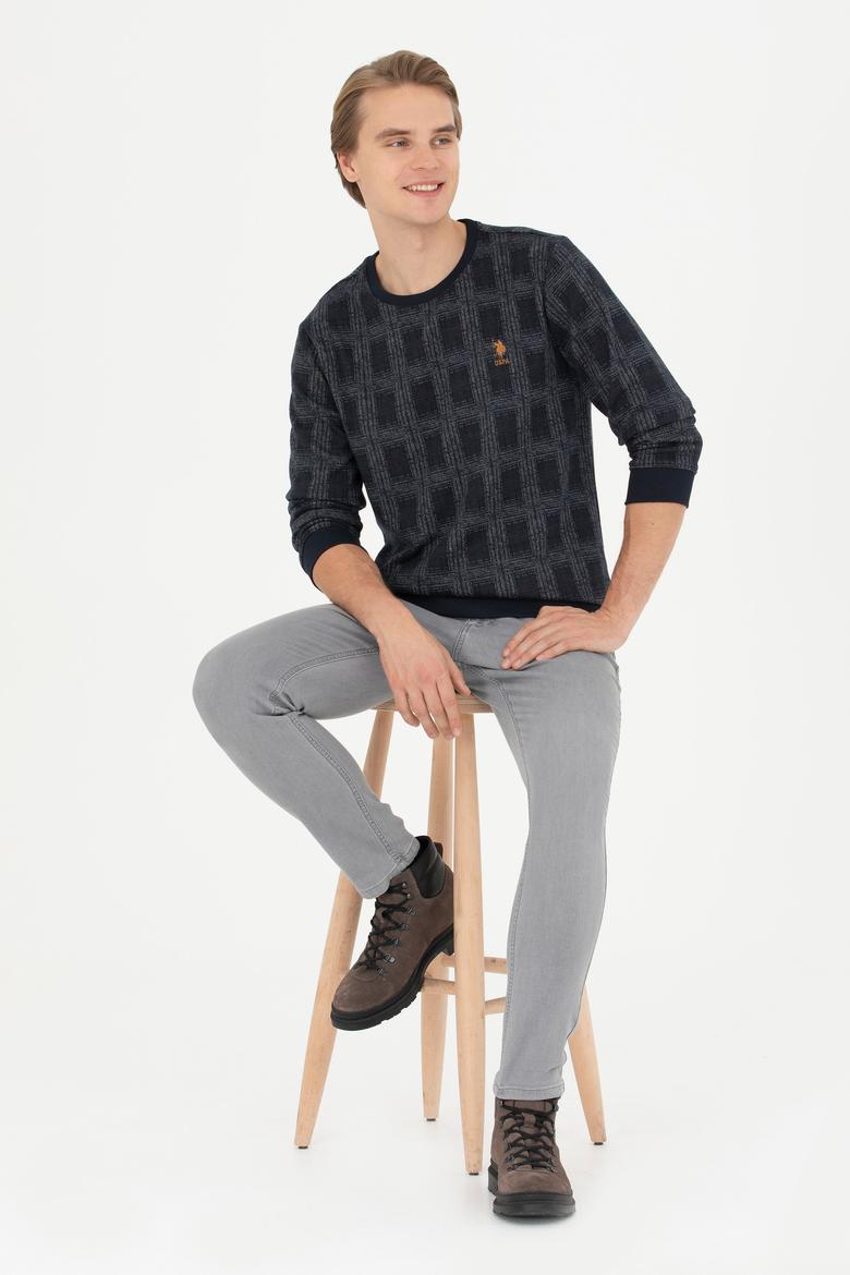 Erkek Lacivert Sweatshirt - 50270835007