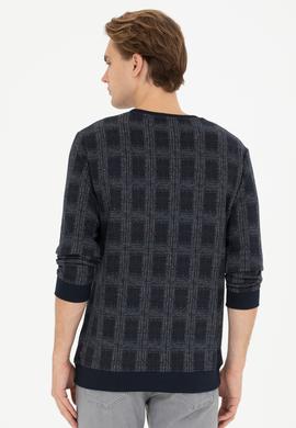 Erkek Lacivert Sweatshirt - 50270835007